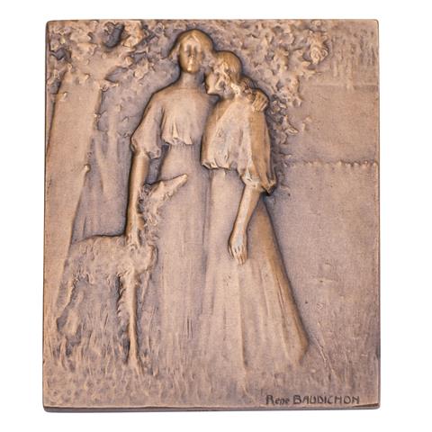 Frankreich - Bronzeplakette o.J. (1909), Baudichon, René (1878-1963),