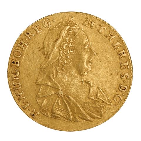 Siebenbürgen/Transsylvanien /Gold - Maria-Theresia, 1 Dukat 1776 H-G