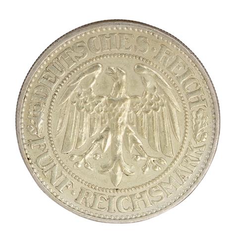Weimarer Republik/Silber - 5 Reichsmark 1930/E, Eichbaum,