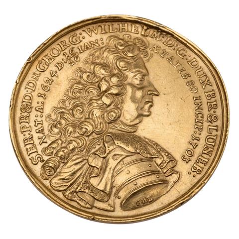 Braunschweig-Lüneburg-Celle/Gold - wohl Goldmedaille/ Goldabschlag,