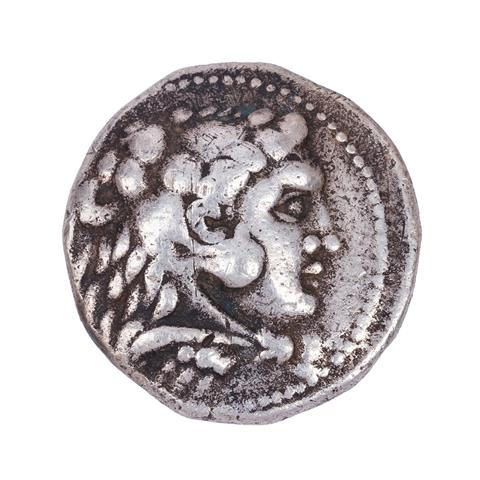 Makedonien/Silber - Tetradrachme 4.Jh.v.Chr., Alexander der Große,