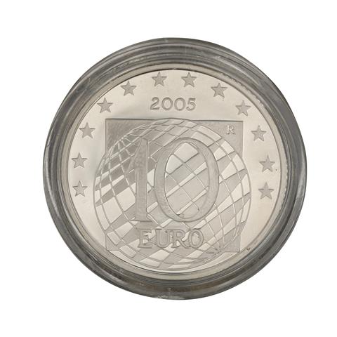 Italien - 10 Euro 2005, Frieden und Freiheit in Europa,
