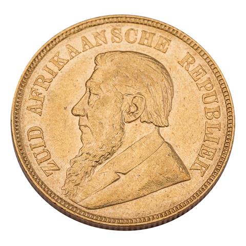 Südafrika - 1 Pfund 1898 (Kruger Pond), GOLD,