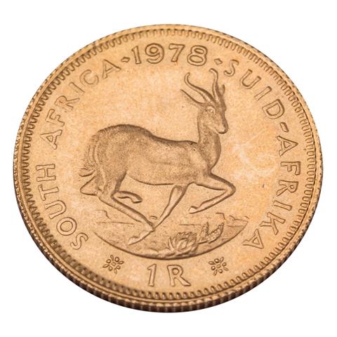 Südafrika /GOLD - 1 Rand 1978