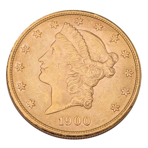 USA /GOLD - 20$ Double Eagle - Liberty Head 1900