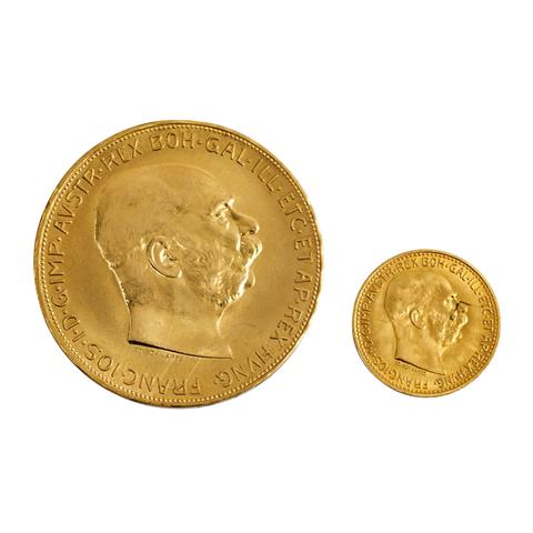 Österreich /GOLD-Lot - Franz Josef I. mit insg. ca. 33,4 g Feingold