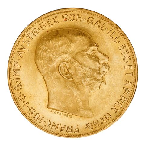 Österreich - 100 Kronen 1915 / NP, GOLD,