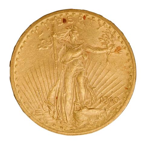 USA - 20 Dollars 1901, Liberty / Double Eagle St. Gaudens, GOLD,