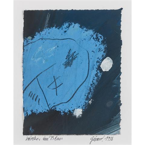 GÈRARD (1968) "Krater im Blau" 1996