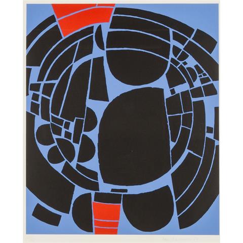 ACKERMANN, MAX (1887-1975), "Weltall-Innenraum-Kinetik II", 1966,