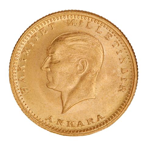 Türkei /GOLD - Atatürk 100 Piaster 1923