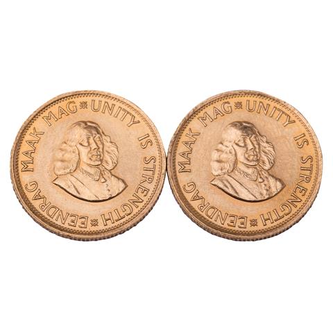 Südafrika/GOLD - 2 x 2 Rand 1969