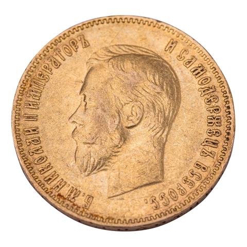 Russisches Zarenreich /GOLD - Nikolai II. 10 Rubel 1903