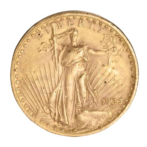 USA /GOLD - Double Eagle 'St. Gaudens' - 20$ 1923