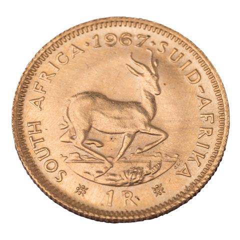 Südafrika /GOLD - 1 Rand 1967