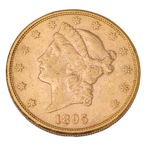 USA /GOLD - 20$ Double Eagle - Liberty Head 1895-S