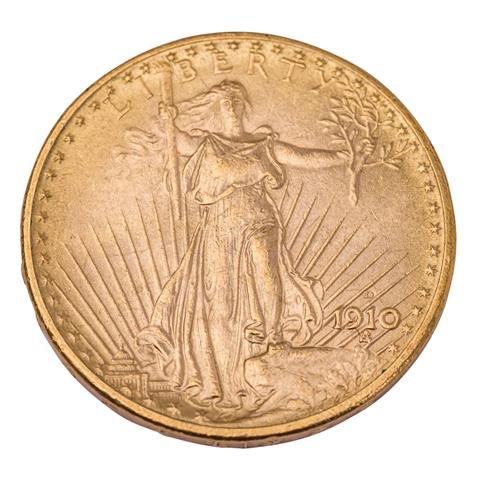 USA /GOLD - 20$ Double Eagle St. Gaudens 1910