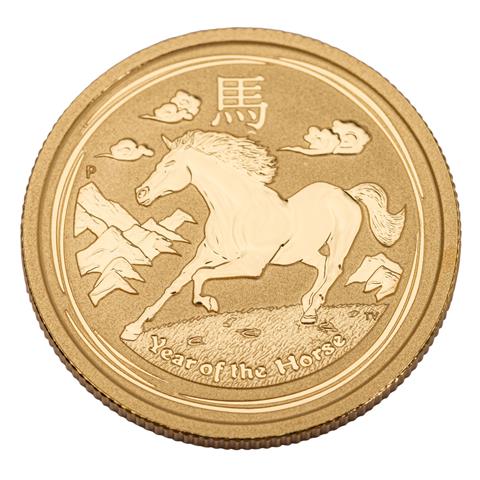 Australien - 25 Dollars 2014, Lunar Serie, GOLD,
