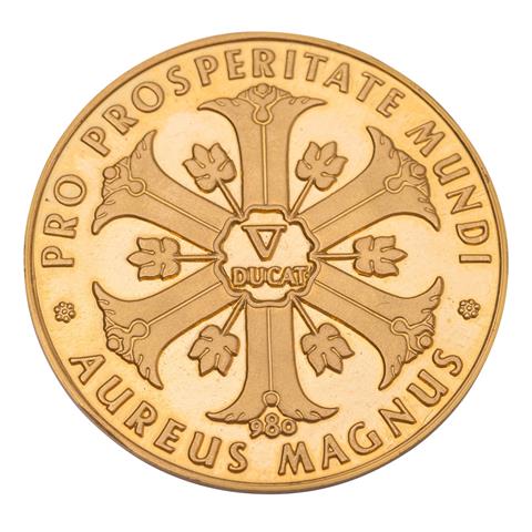 GOLD Medaille - Aureus Magnus V Ducat