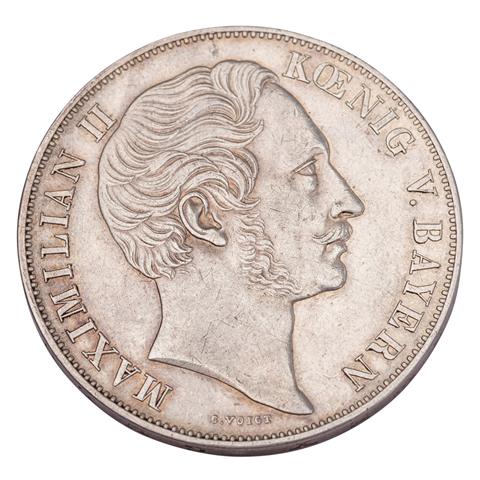 AD - Bayern, Maximilian II. (1848-1864) Doppelgulden 1855