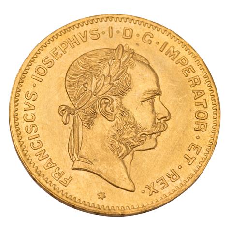 Österreich /GOLD  - Franz Josef I. 4 Florin 1892/NP