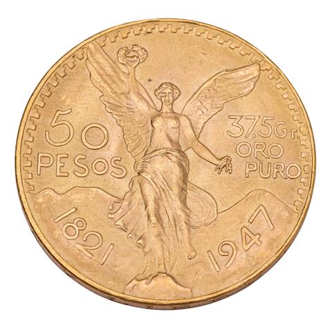 Mexiko/GOLD - 50 Pesos 1947