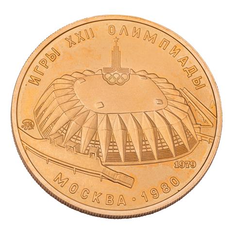 UdSSR /GOLD - XXII. Olympische Spiele Moskau 1980. 1x 100 Rubel 1978