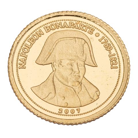 Kongo - 1.500 Francs 2007, Napoleon, GOLD,