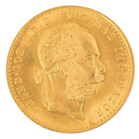 Österreich /GOLD, Josef I. - 1 Dukat 1915/NP