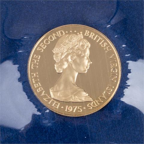 Britische Jungferninseln/GOLD - 100 Dollars Elisabeth II. 1975,