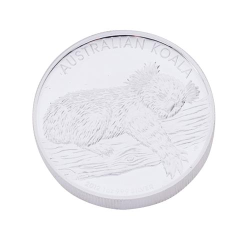 Australien -  1 Dollar Koala 2012, Silber, konkave Prägung,