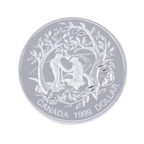 Kanada - 1 Dollar 1999, Silber, Jahr der Senioren,