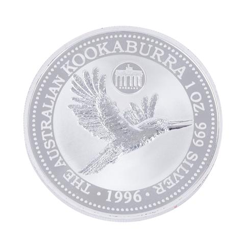 Australien - 1 Dollar Kookaburra 1996, SILBER, Privy Mark