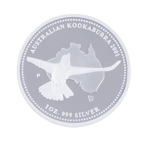 Australien - 1 Dollar Kookaburra 2001, Perth Mint, SILBER,