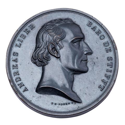 RDR - geschwärzte Bronzemedaille o.J. (1830er Jahre), von Joseph D. Böhm (1794-1865),