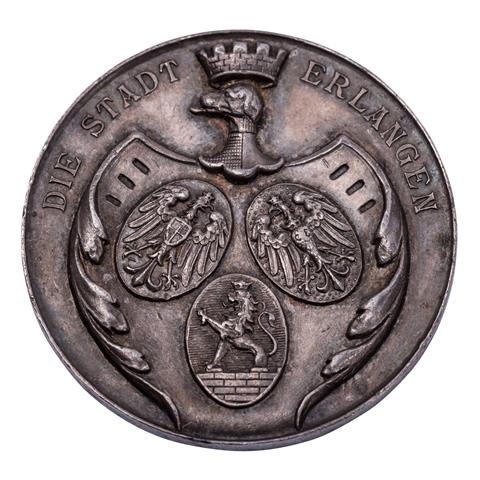 Stadt Erlangen - Silbermedaille 1895, Verdienstmedaille für die Teilnehmer