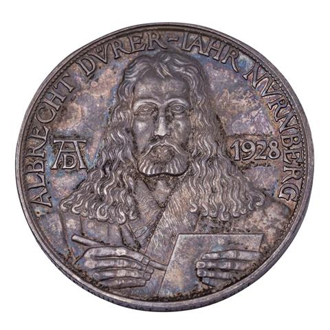 Weimarer Republik - Silbermedaille 1928, Auf den 400.Todestag Albrecht Dürers,