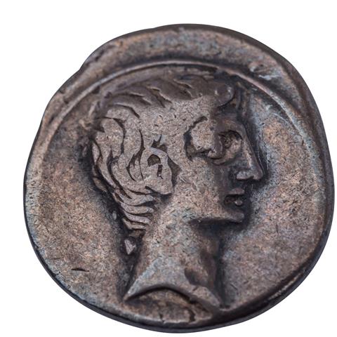 Röm. Reich/ Triumvirat - Denar vor 27 v.Chr., Octavian,