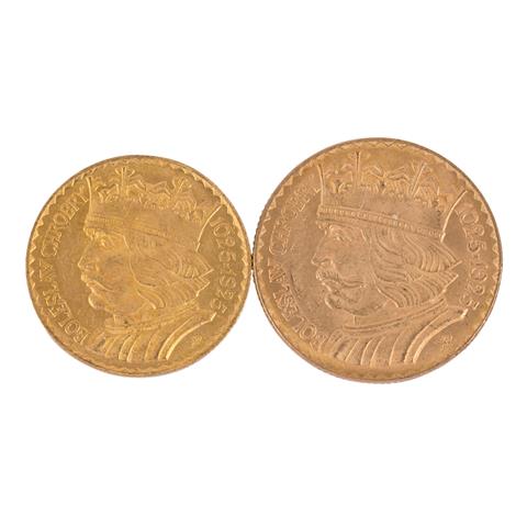 Polen/GOLD - 900 Jahre Königreich, 10 und 20 Zlotych 1925.