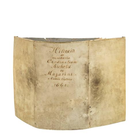 Verlag: Herbipoli um 1662: "Illustres Cardinales Armandus. D. De Richelieu Et Mazarinus, Regum Franciae Ludd. XIII. & XIV. ...