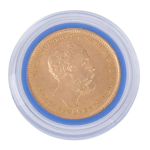 Norwegen /GOLD - Oskar II. 20 Kronen 1876