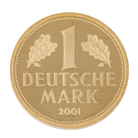 BRD/GOLD - 1 Deutsche Mark 2001 F. J.481.