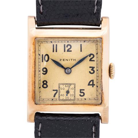 ZENITH Vintage 14K Herren Armbanduhr ca. 1930.