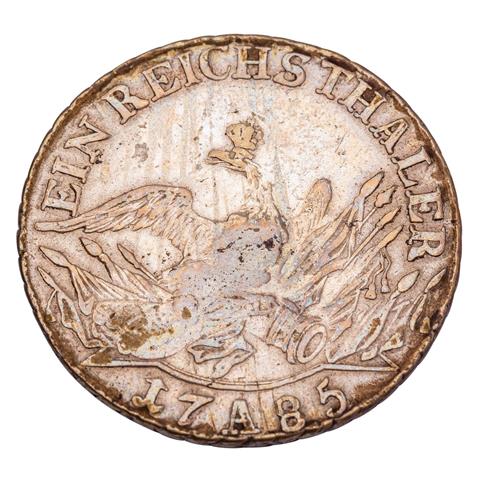 Preußen/Silber - Ein Taler Friedrich II. 1785 A, ss+,
