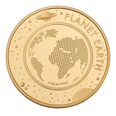 Niue/Gold - 1000 Dollars 2016, Planet Earth,