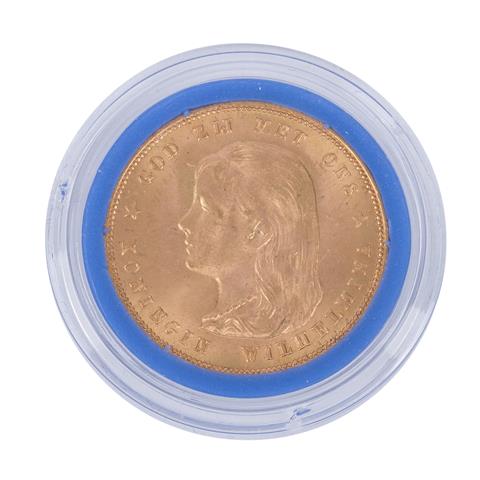 Niederlanden /GOLD - Wilhelmina, LH, 10 Gulden 1897