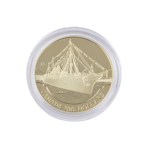 Kanada /GOLD - 100 $ Elisabeth II. 1/4 Unze 1991 PP