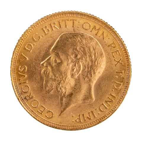 Südafrika /GOLD -  Georg V. 1 Sovereign 1929 SA