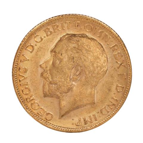 Australien /GOLD -  Georg V. 1 Sovereign 1911-M