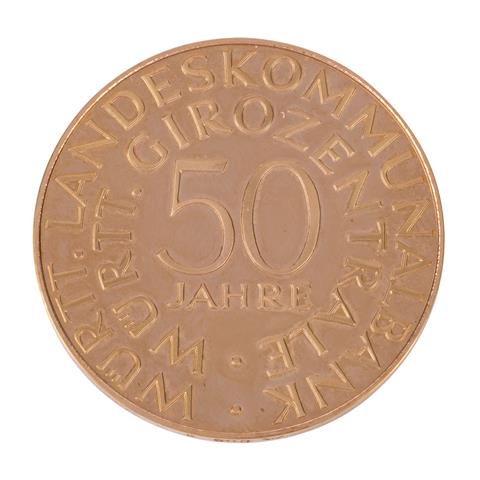 GOLD - Medaille Württembergische Landeskommunalbank 1916-1966.